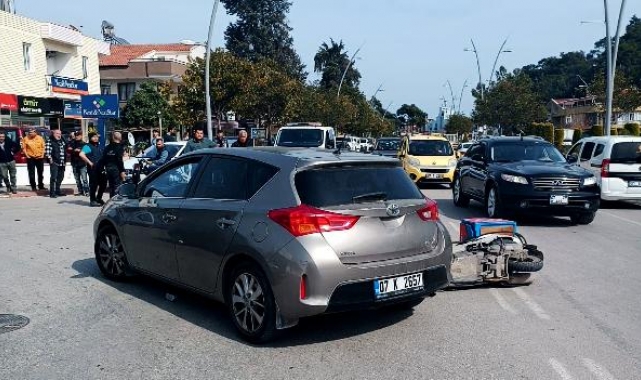 Motosikletli Kuryenin Hayat N Kaybetti I Kaza Kask Kameras Nda