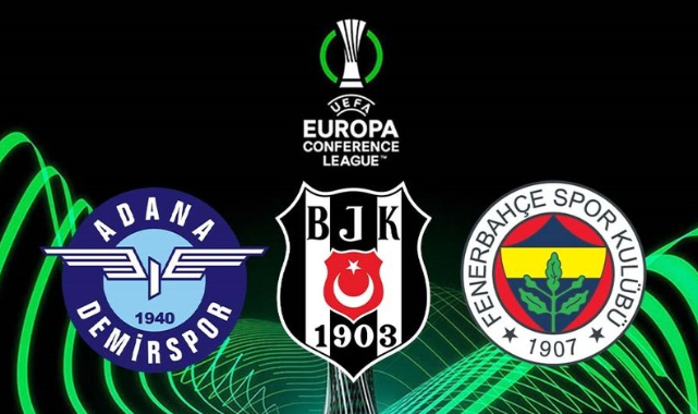 Uefa Konferans Liginde Fenerbahçe Beşiktaş Ve Adana Demirsporun Rakipleri Belli Oldu Spor 